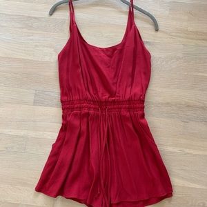 Red romper